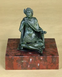 Gallische Gottheit mit dem Ohr eines Cervidae (Bronze)